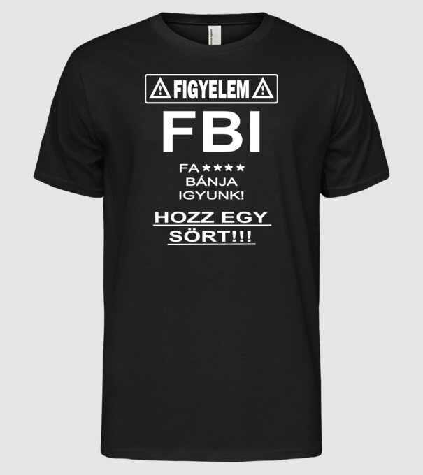  minta fekete pólón