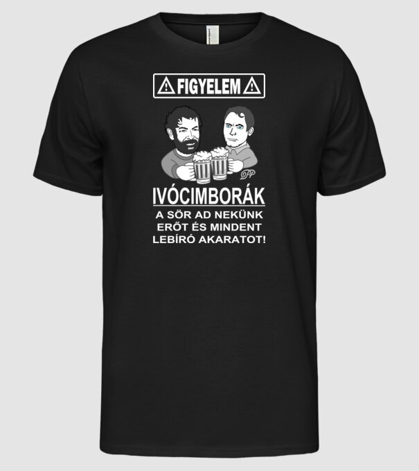  minta fekete pólón