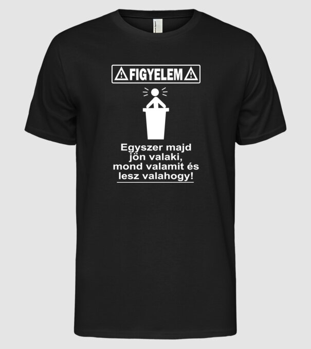  minta fekete pólón