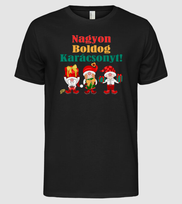  minta fekete pólón