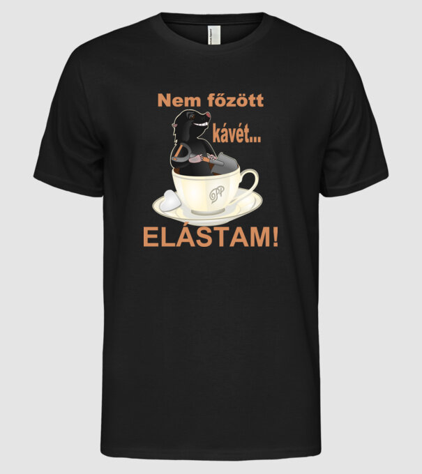  minta fekete pólón