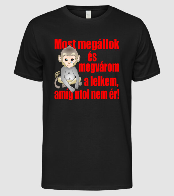  minta fekete pólón
