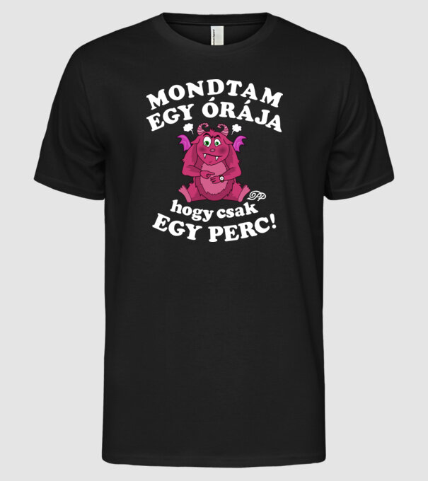  minta fekete pólón