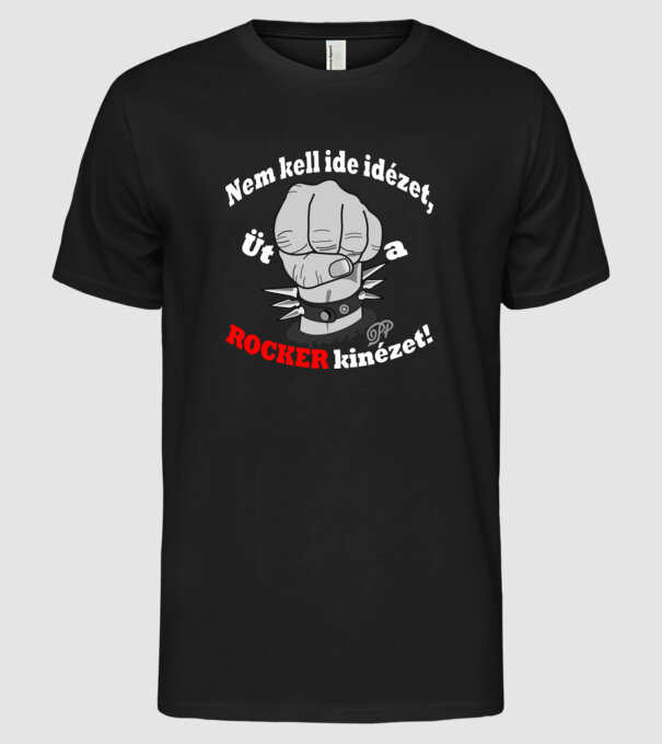  minta fekete pólón