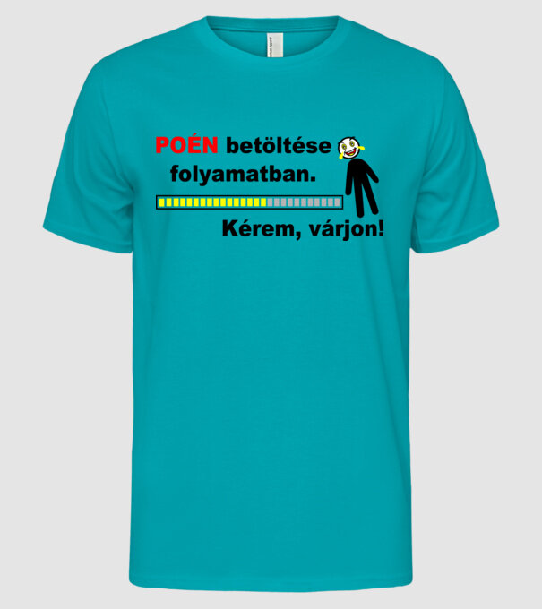  minta türkiz pólón