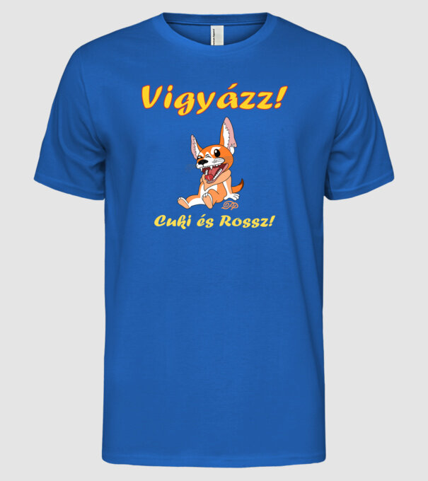  minta királykék pólón