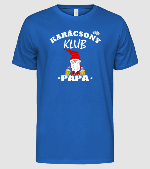  minta királykék pólón
