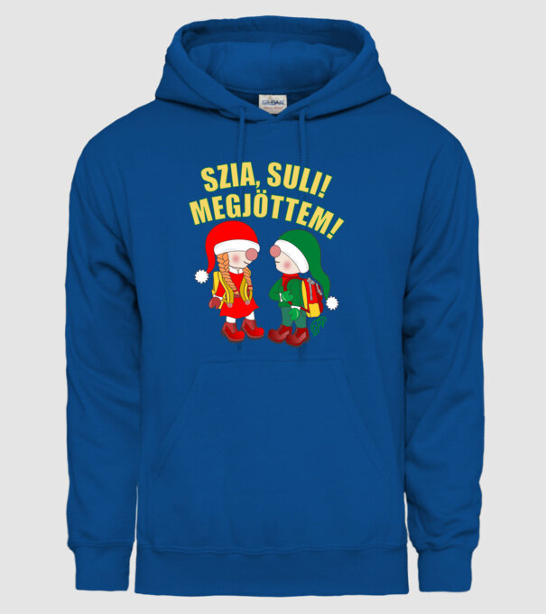  minta királykék pólón