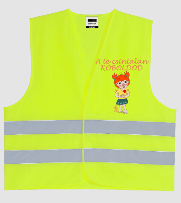  minta neonsárga pólón