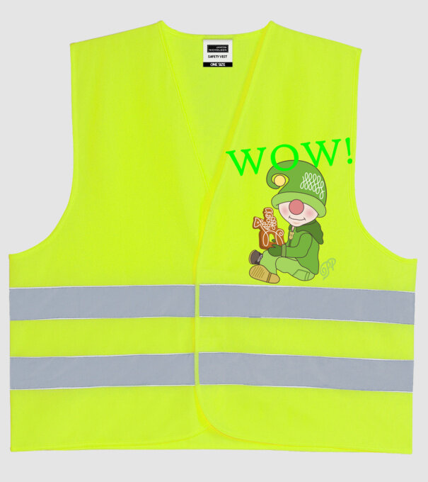  minta neonsárga pólón