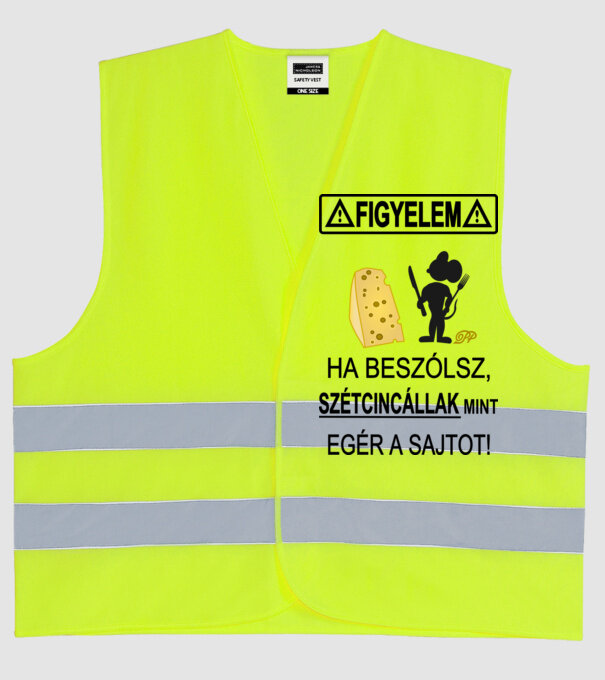  minta neonsárga pólón