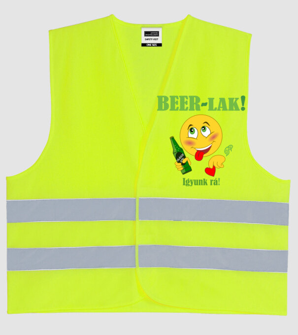  minta neonsárga pólón