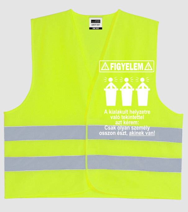  minta neonsárga pólón