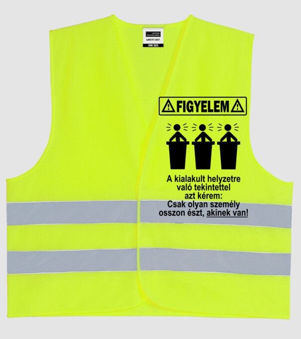  minta neonsárga pólón
