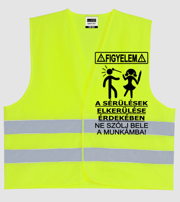  minta neonsárga pólón