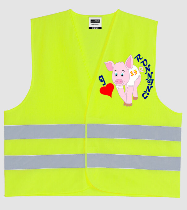  minta neonsárga pólón