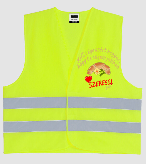  minta neonsárga pólón
