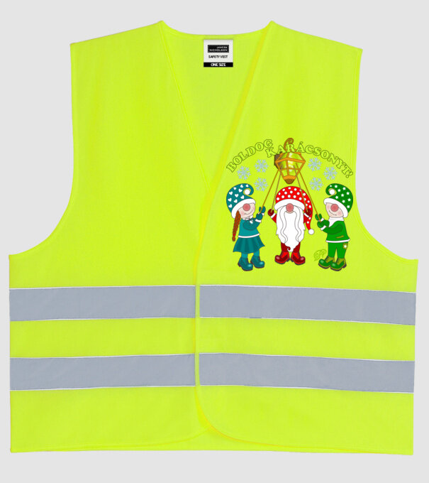  minta neonsárga pólón