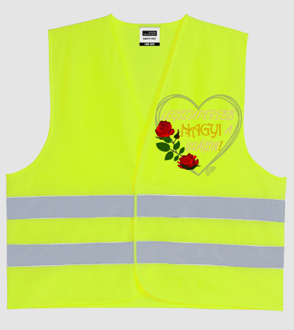  minta neonsárga pólón