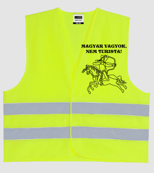  minta neonsárga pólón