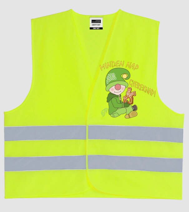  minta neonsárga pólón