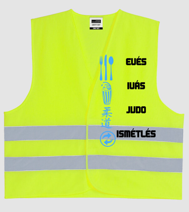  minta neonsárga pólón