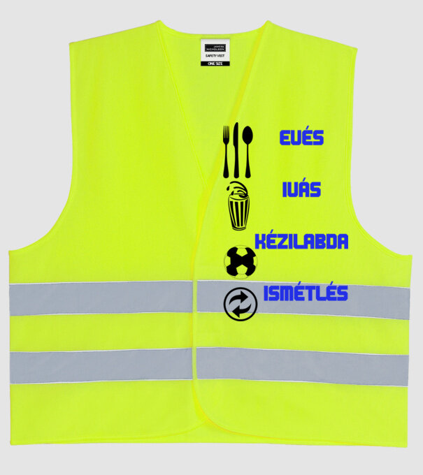  minta neonsárga pólón