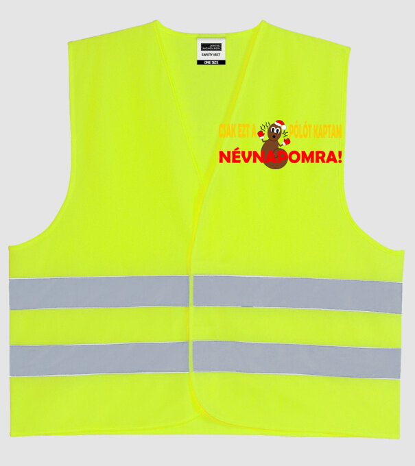  minta neonsárga pólón