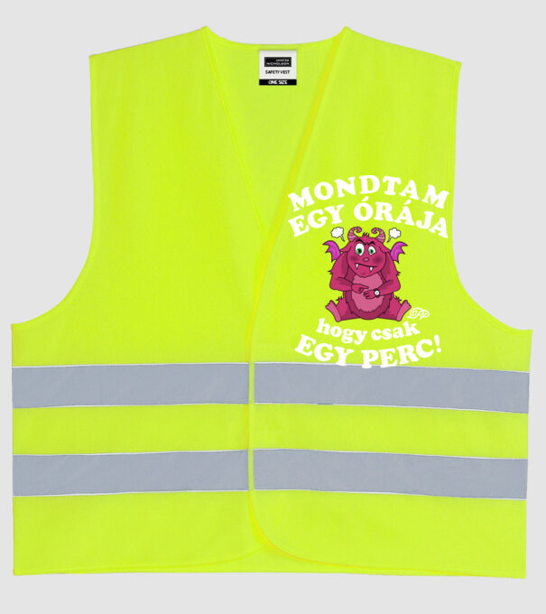  minta neonsárga pólón