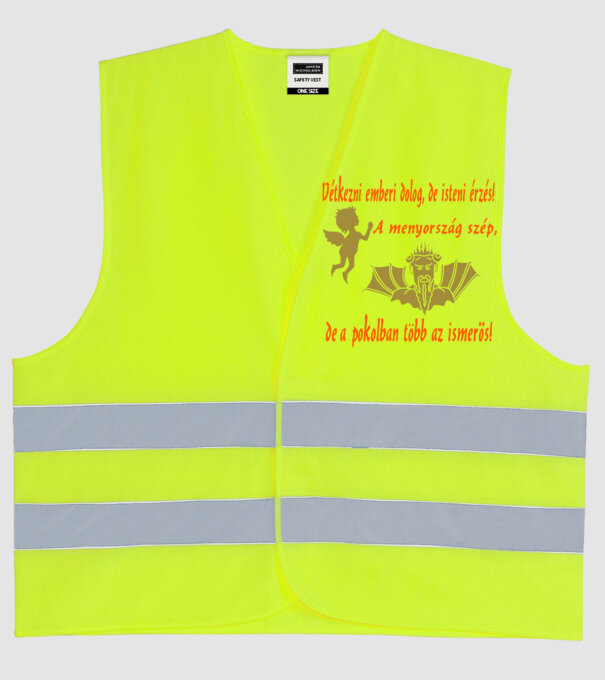  minta neonsárga pólón
