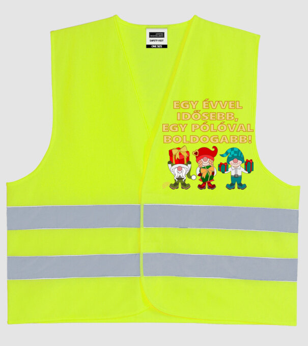  minta neonsárga pólón