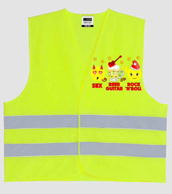  minta neonsárga pólón
