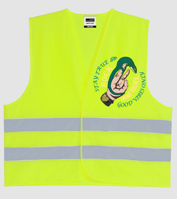  minta neonsárga pólón