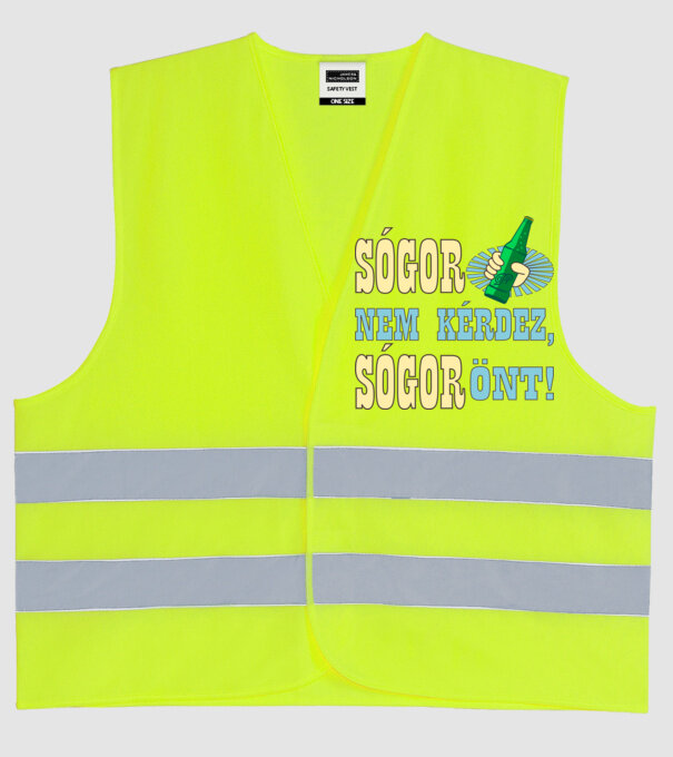  minta neonsárga pólón