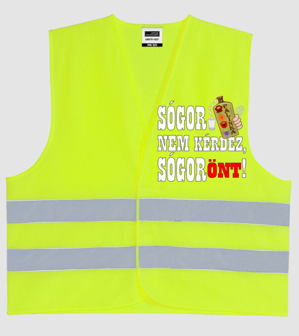  minta neonsárga pólón
