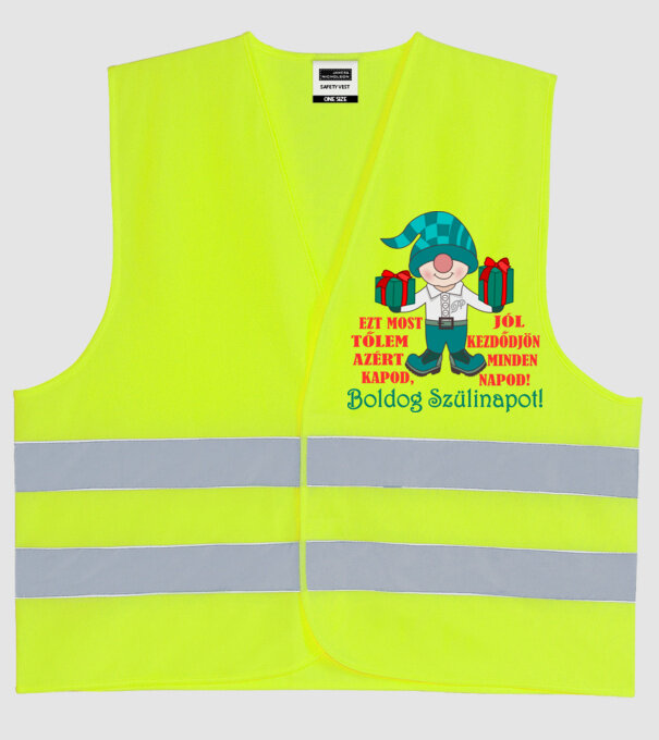  minta neonsárga pólón