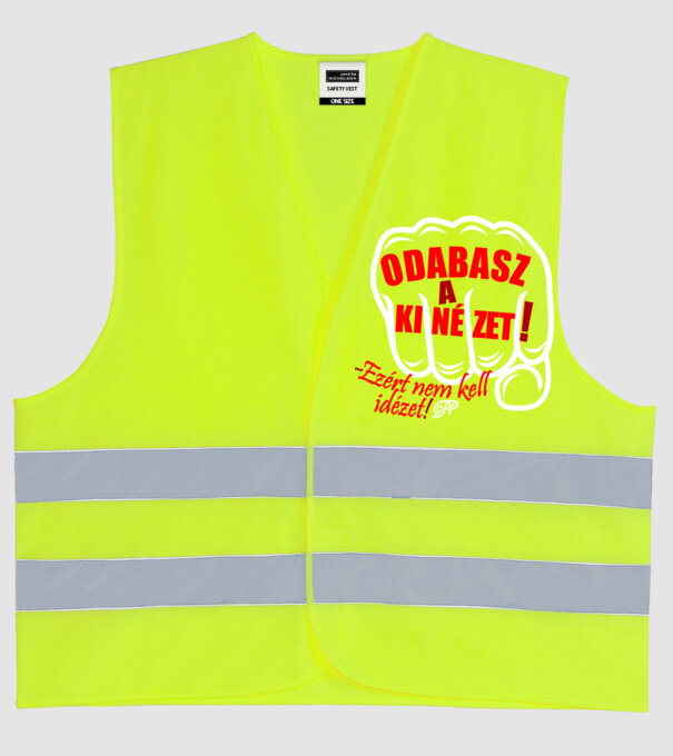  minta neonsárga pólón