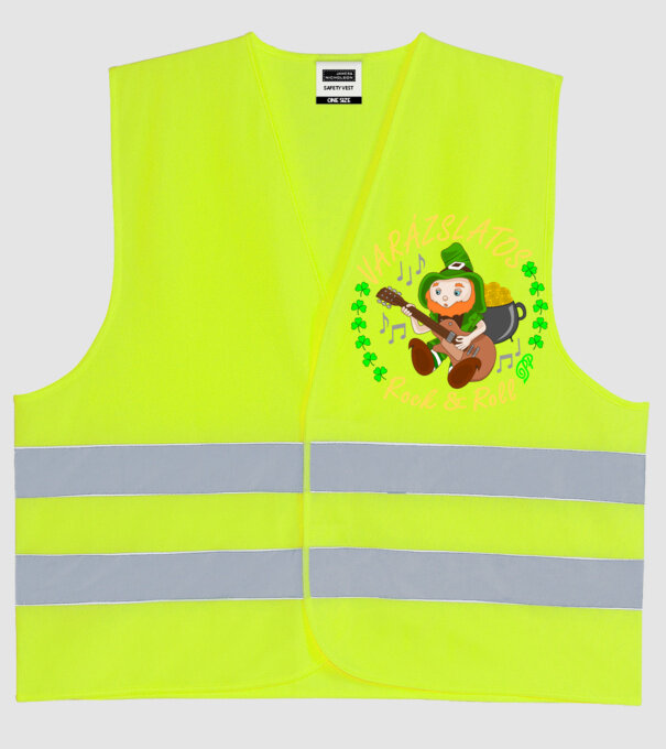  minta neonsárga pólón