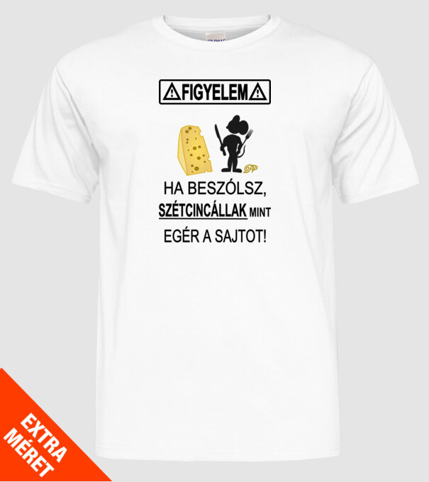  minta fehér pólón