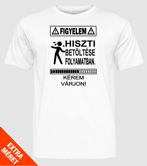  minta fehér pólón