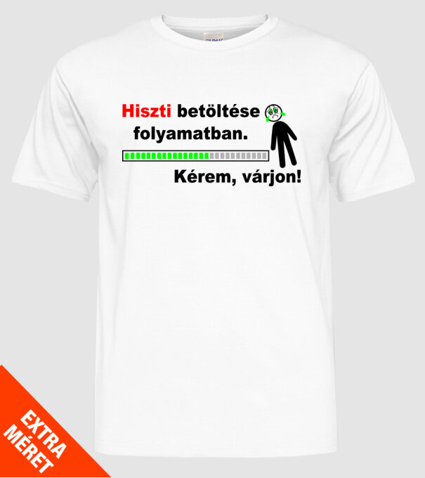  minta fehér pólón