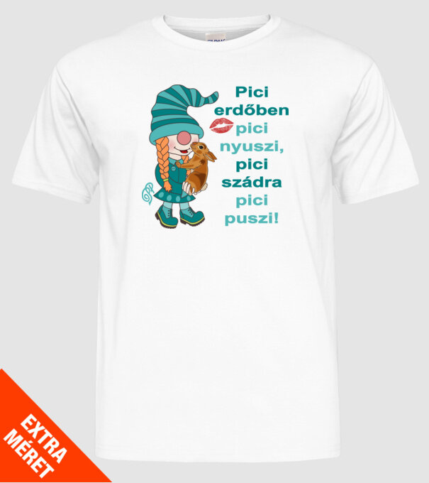  minta fehér pólón