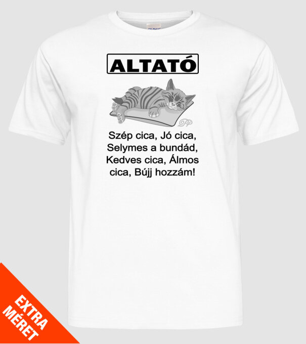  minta fehér pólón