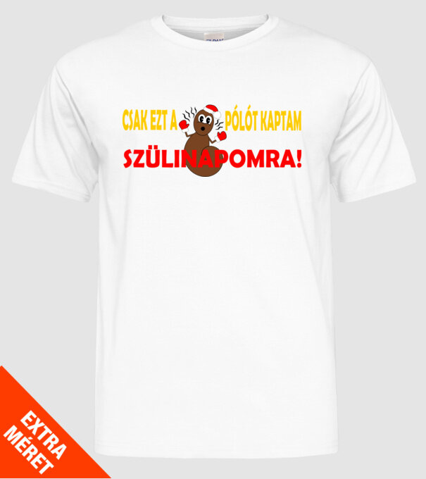  minta fehér pólón