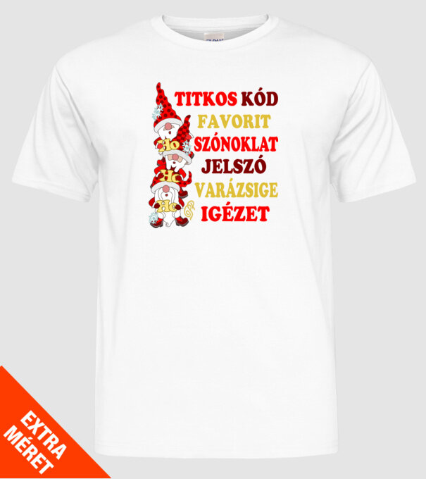  minta fehér pólón