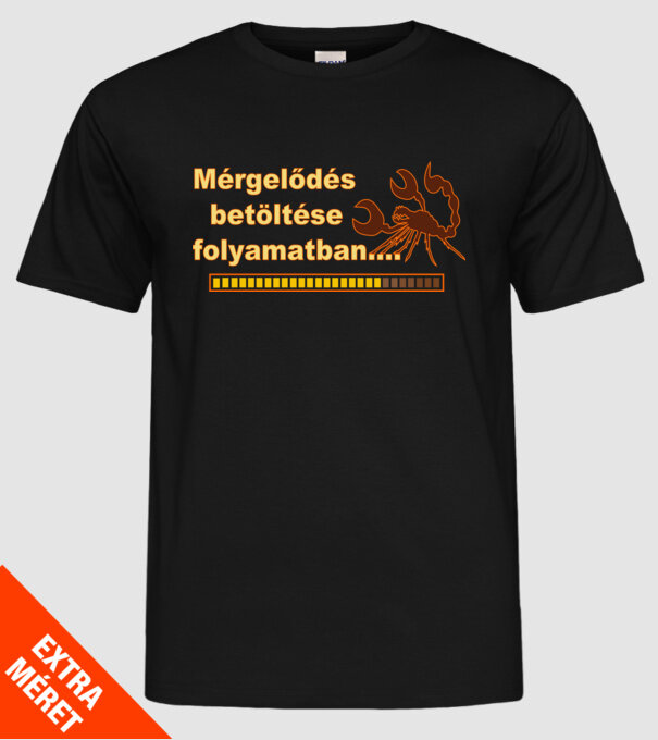  minta fekete pólón