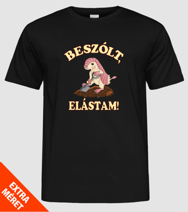  minta fekete pólón