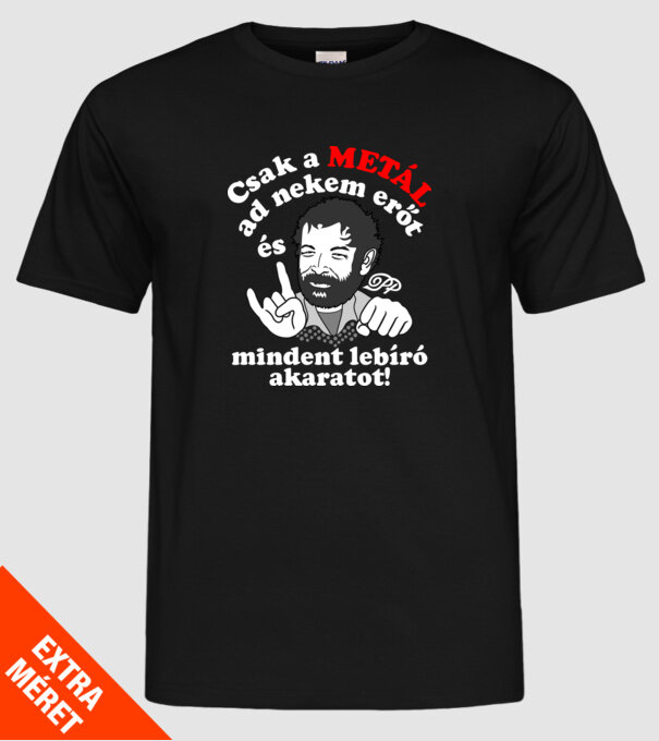  minta fekete pólón