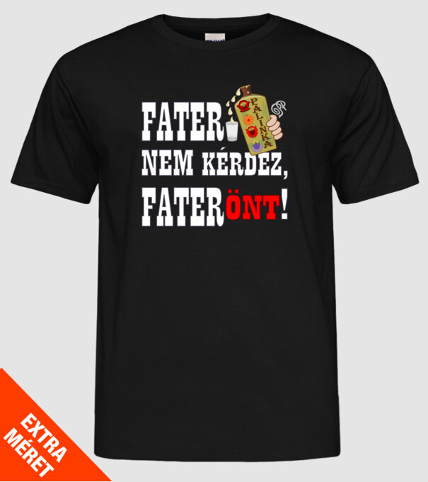  minta fekete pólón