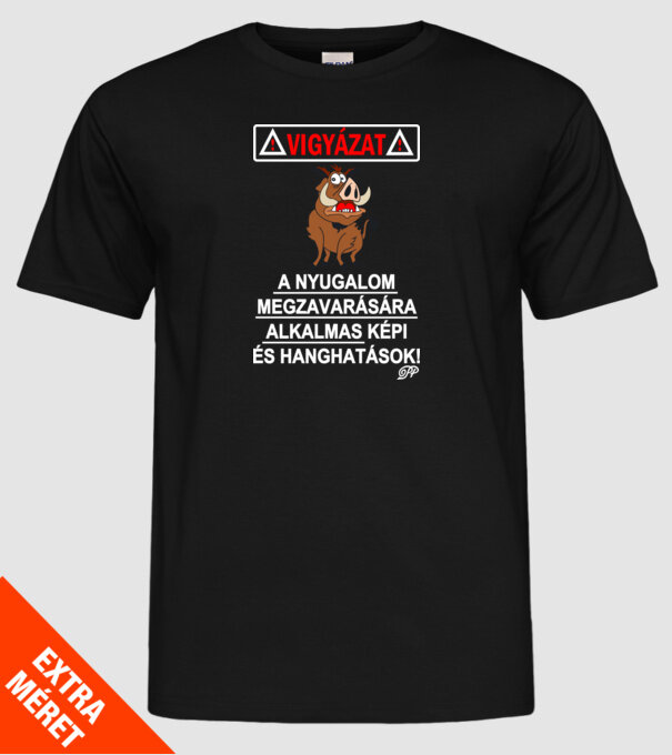  minta fekete pólón